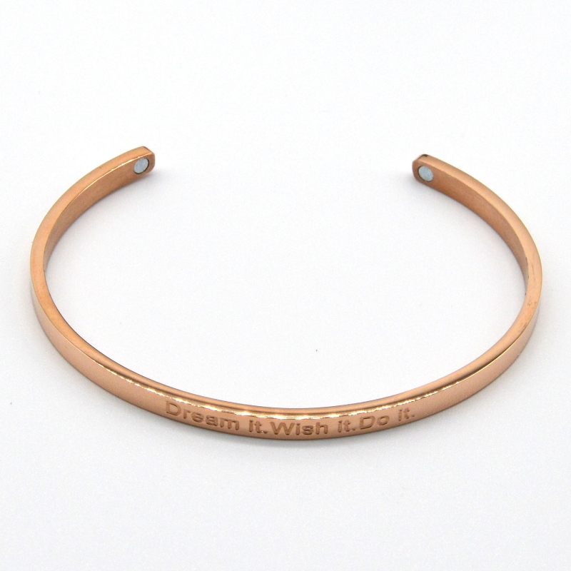 Literă din oțel inoxidabil Bracelet rfbbg0123